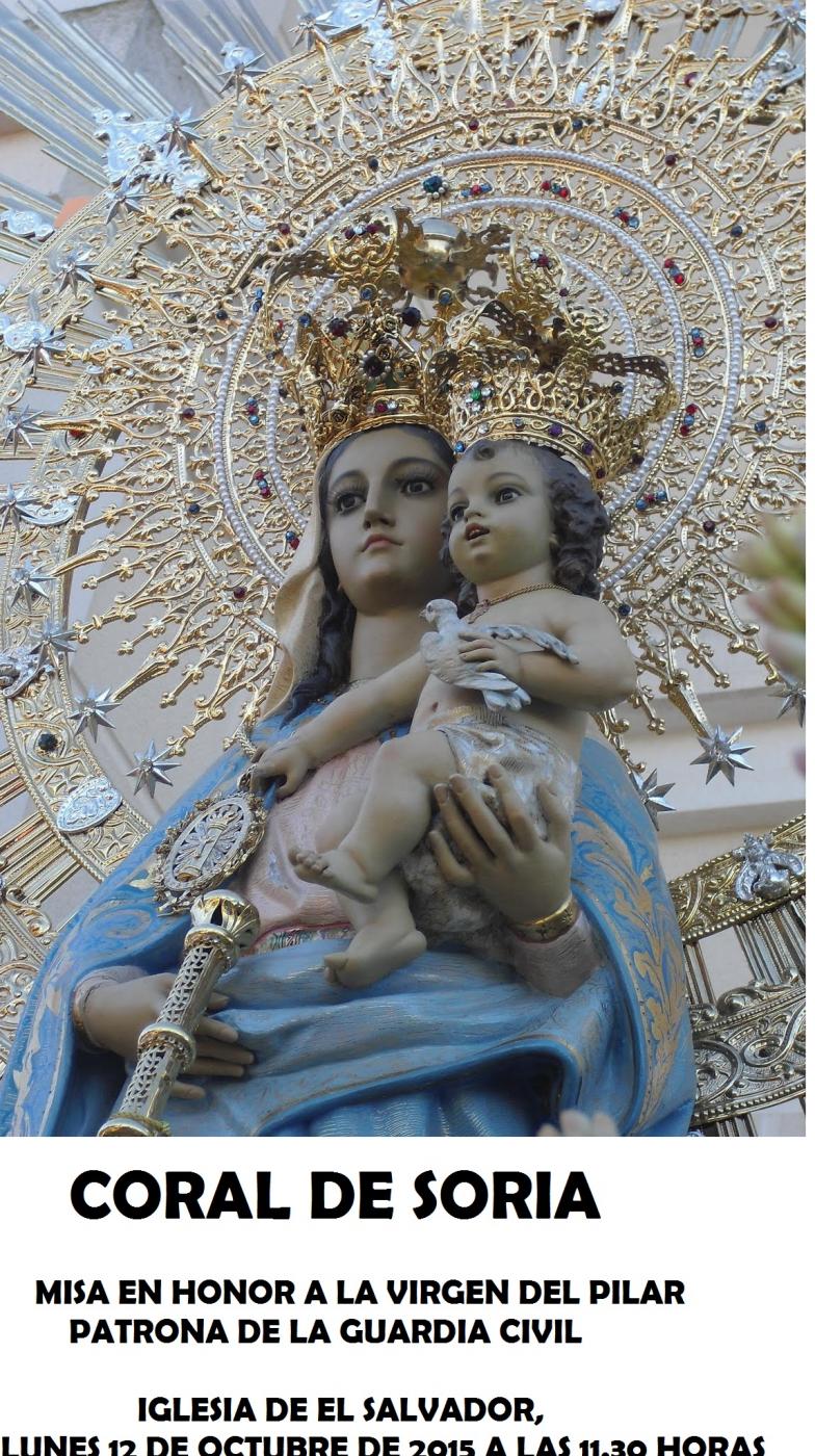 Misa en honor a la Virgen del Pilar, patrona de la Guardia Civil